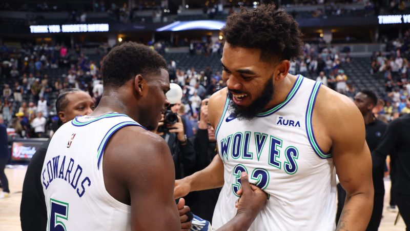 Karl-Anthony Towns oli onnekas tapaamaan Anthony Edwardsin tänä aikana